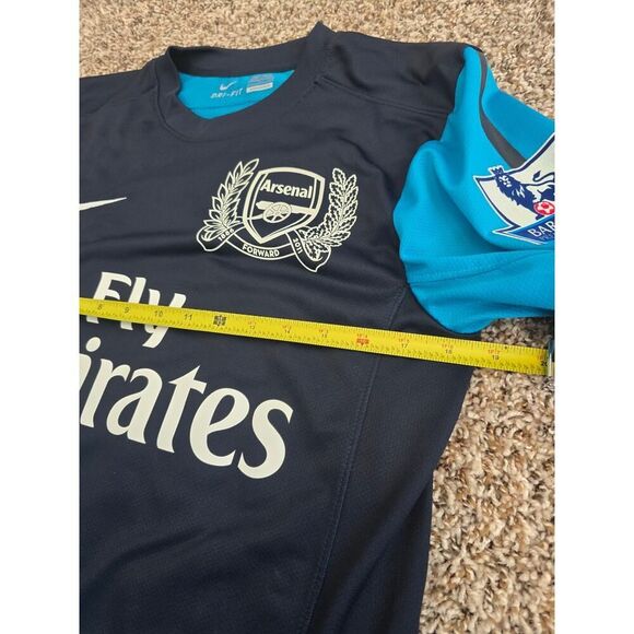 Nike Arsenal 11/12 Away Jersey Van Persie #10 Size S Stadium Version Lextra - Picture 10 of 10